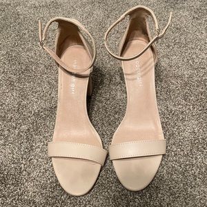 Madden girl Beige heel in the style “Bella”. Size 8 1/2.